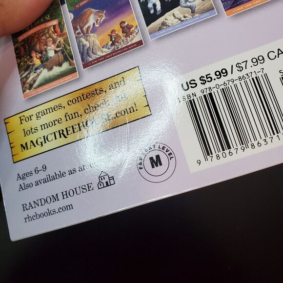 5 Magic Tree House Lot Paperback Books Mary Pope Osborne 5, 6, 7, 8, 28 - Picture 9 of 11